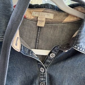 Authentic Burberry Brit Denim Shirt Dress